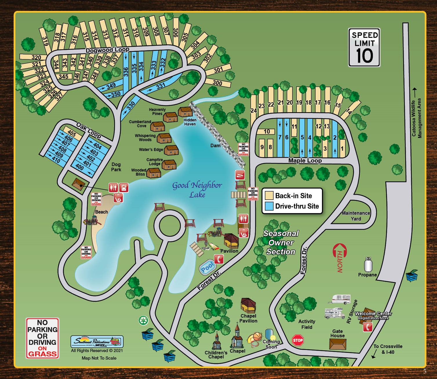 Deer Run RV Resort Map Rules RV Camping Crossville TN Deer Run RV Resort Map Rules RV Camping Crossville TN